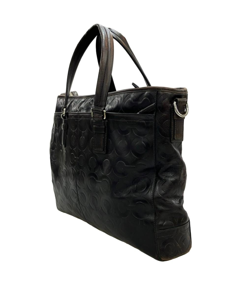COACH トートバッグ ショルダーバッグ 2WAY 斜め掛け オプアート 70253