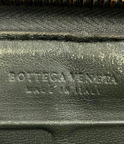 BOTTEGA VENETA ラウンドファスナー長財布 パイソン イントレチャート レディース ボッテガ・ヴェネタ