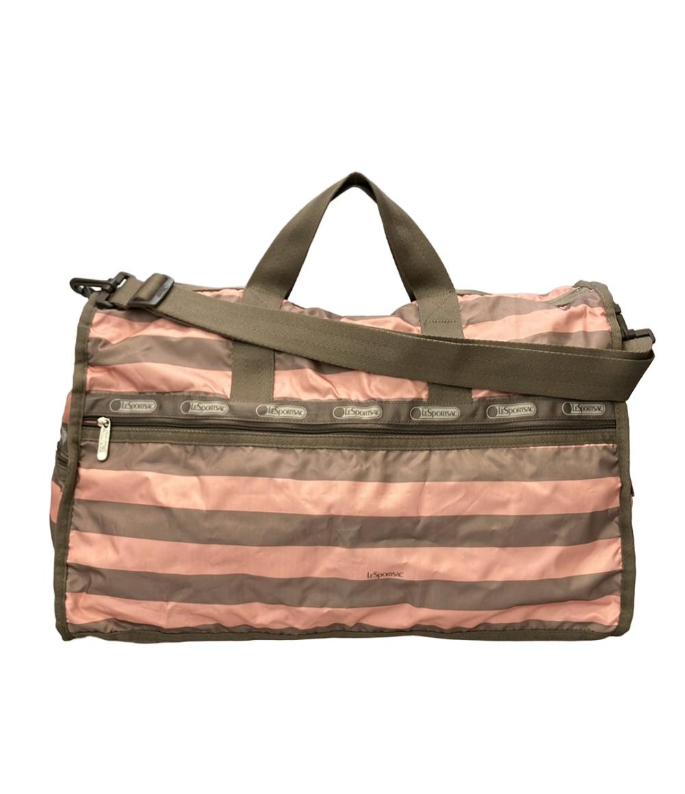 美品 LeSportsac 2way ボストンバッグ ショルダーバッグ 斜め掛け 肩掛け レディース レスポートサック