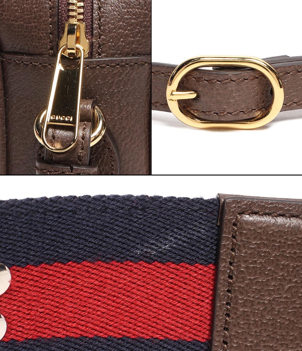 美品 グッチ レザー ショルダーバッグ スモール オフィディア GGスプリーム 72211 520981 レディース GUCCI