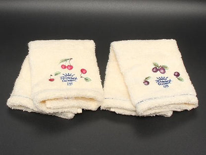 美品 Richard Ginori マグカップ ハンドタオル 4点セット ボンジョルノチェリー プルーン リチャードジノリ