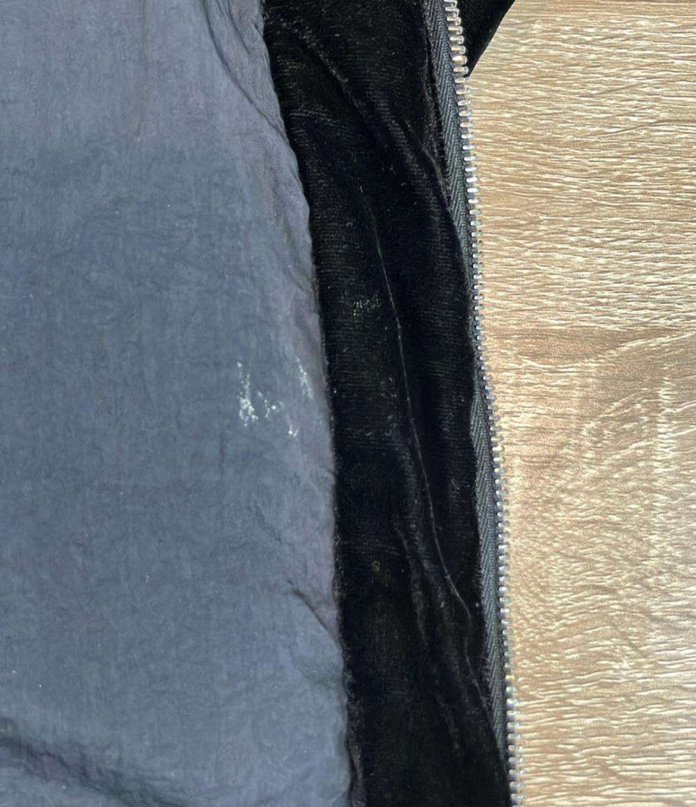 Emporio Armani パーカー ブルゾン 長袖 ベルベット 光沢 中綿 B1R380 B1182 メンズ SIZE 44 (S) エンポリオ・アルマーニ