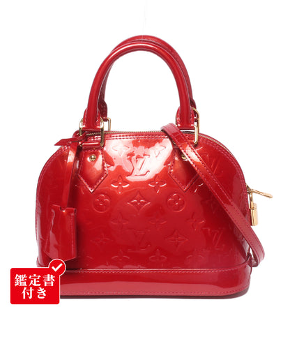 LOUIS VUITTON 2WAY ハンドバッグ ショルダーバッグ 斜め掛け アルマBB ヴェルニ M91606 レディース ルイ・ヴィトン