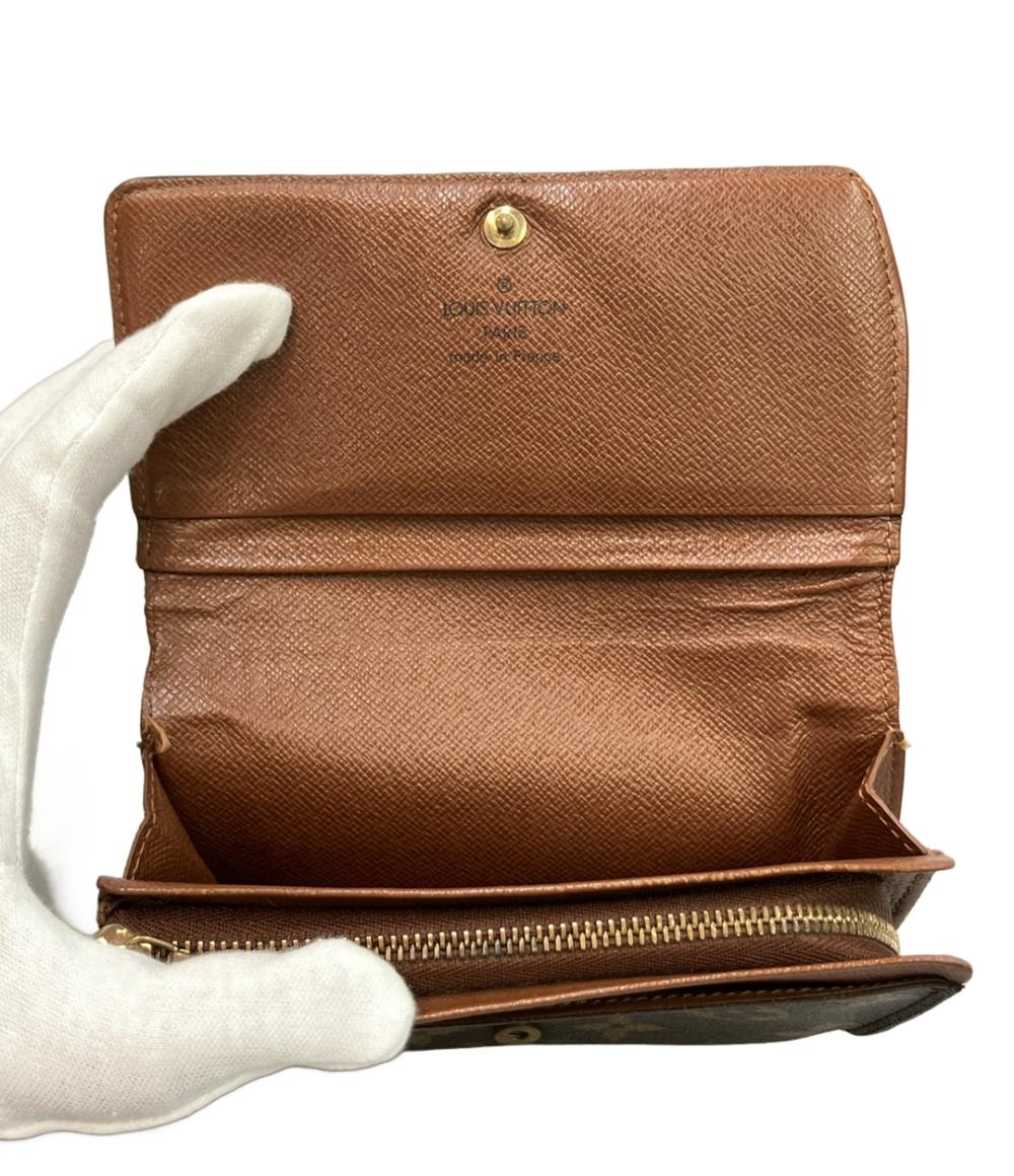 LOUIS VUITTON 二つ折り財布 モノグラム ポルトモネ ビエ トレゾール M61730 レディース メンズ ルイ・ヴィトン