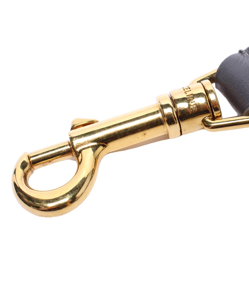 美品 セリーヌ ショルダーストラップ ジャガード ロングストラップ レディース CELINE