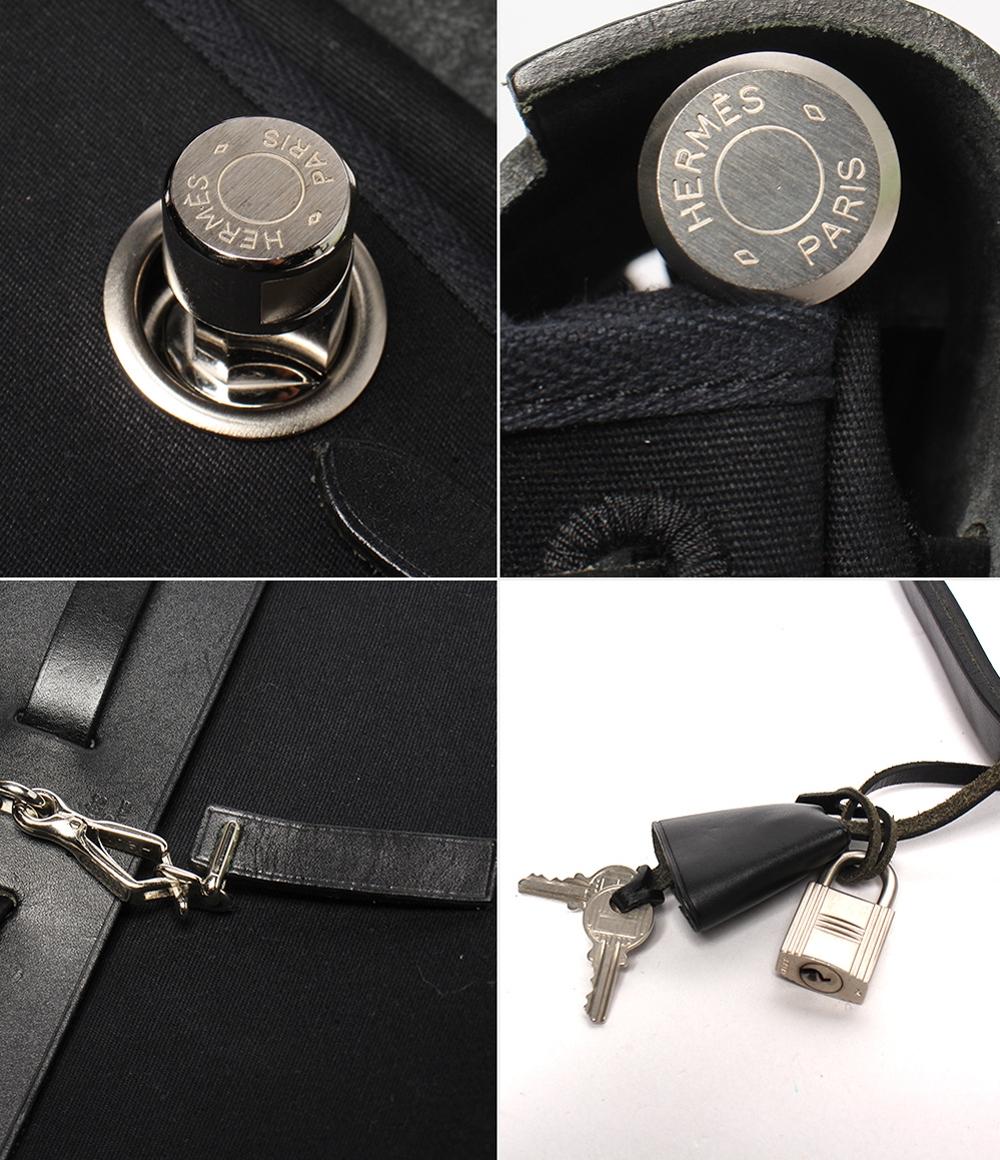 HERMES 2wayハンドバッグ ショルダーバッグ  斜め掛け トワルGM □G刻印 エールバッグPM レディース エルメス