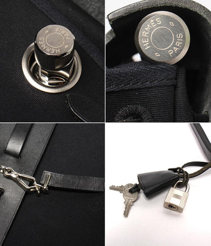 HERMES 2wayハンドバッグ ショルダーバッグ  斜め掛け トワルGM □G刻印 エールバッグPM レディース エルメス