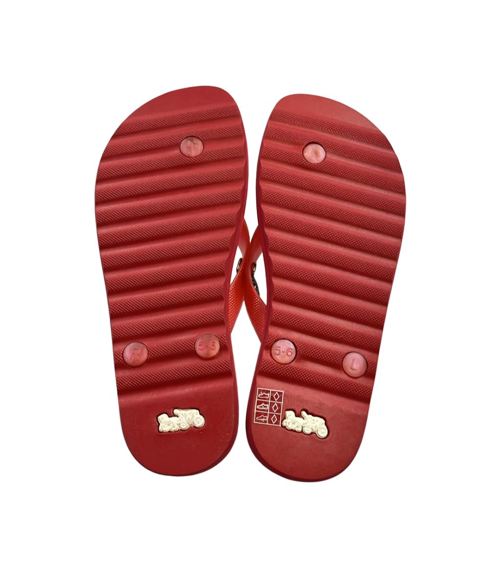 美品 COACH ビーチサンダル シグネチャー柄 レディース SIZE 5 B コーチ