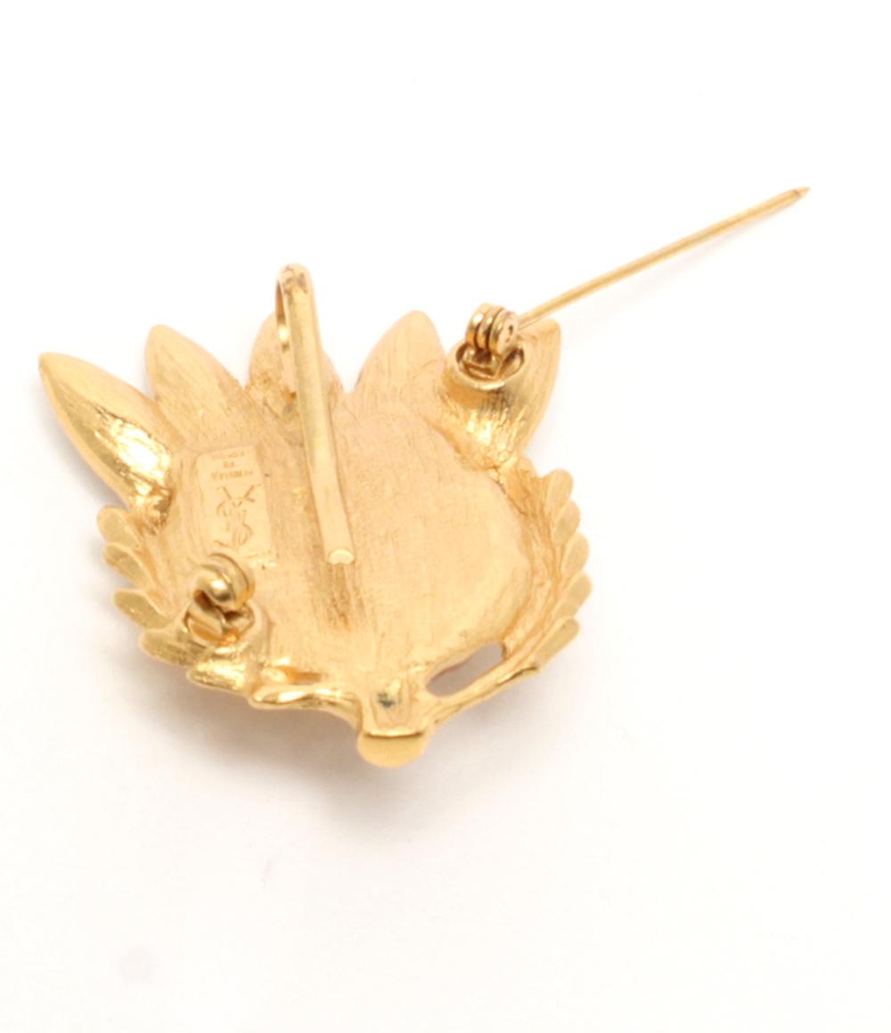 YVES SAINT LAURENT ブローチ パイナップルモチーフ レディース イヴ・サンローラン