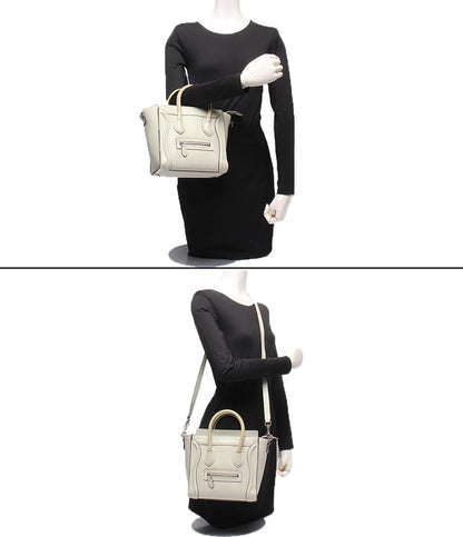 CELINE 2wayハンドバッグ ショルダーバッグ 斜め掛け ナノショッパー レディース セリーヌ