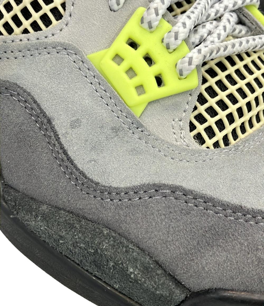 AIR JORDAN NIKE ミドルカットスニーカー ネオン エアジョーダン4 レトロ LE CT5342-007 メンズ SIZE 27.5 (L) エアジョーダン ナイキ