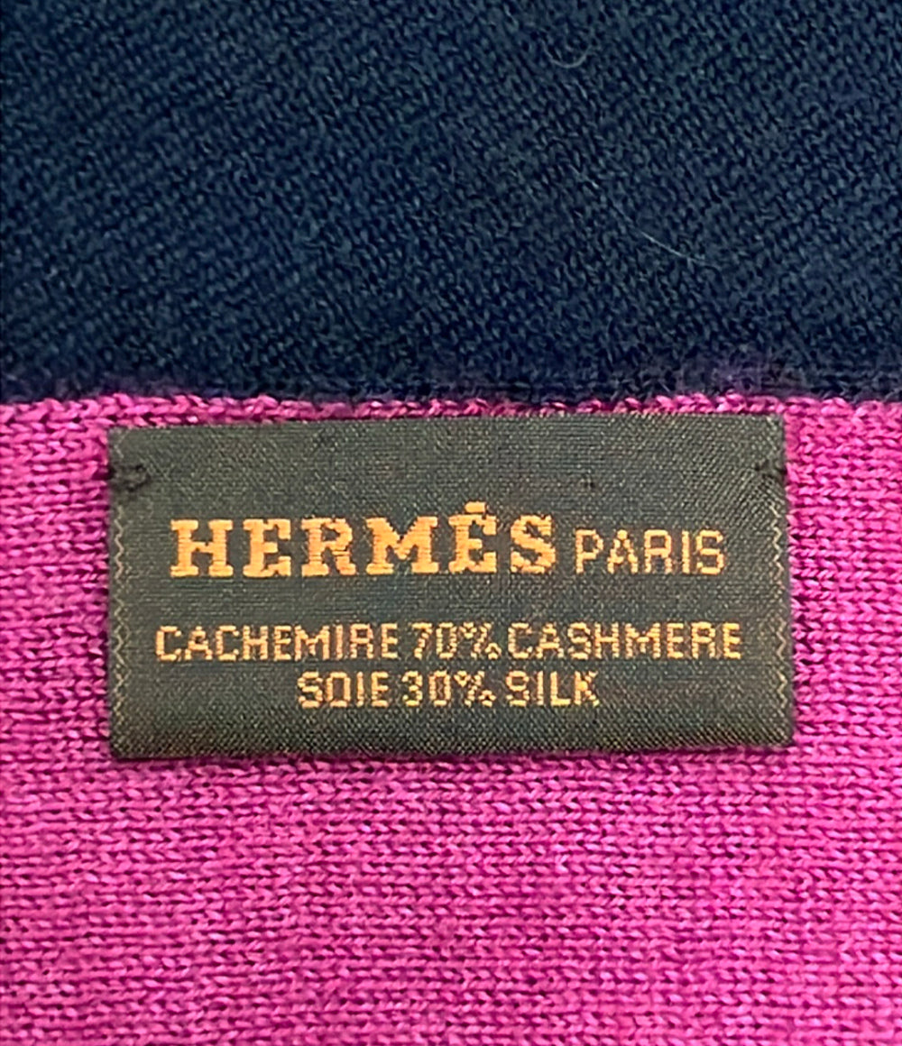 HERMES マフラー リバーシブル レディース エルメス