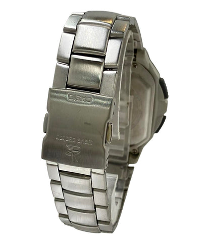 美品 CASIO 腕時計 電池式電波 クオーツ WV-58J メンズ カシオ