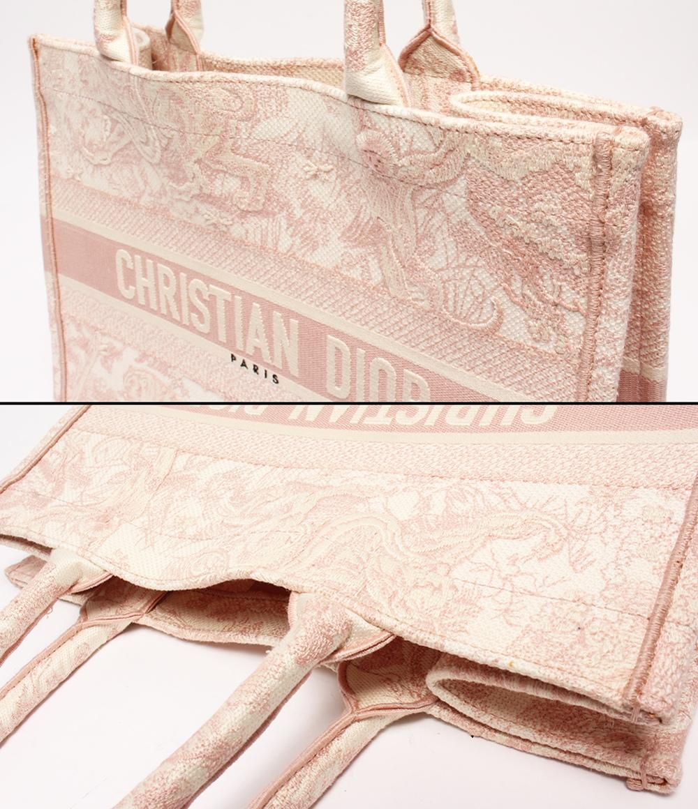 美品 クリスチャンディオール トートバッグ ブックトート トワル ドゥ