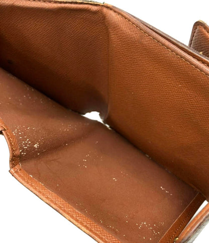 訳あり LOUIS VUITTON Wホック三つ折り財布 ポルトモネ ビエ カルトクレディ モノグラム M61652 レディース ルイ・ヴィトン