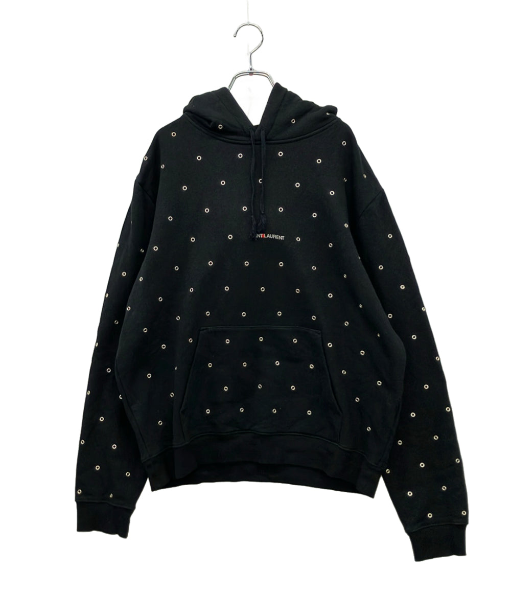 SAINT LAURENT パーカーリベットアーカイブロゴ メンズ SIZE XL サンローラン