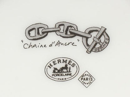 美品 エルメス ソーサー シェーヌダンクル HERMES