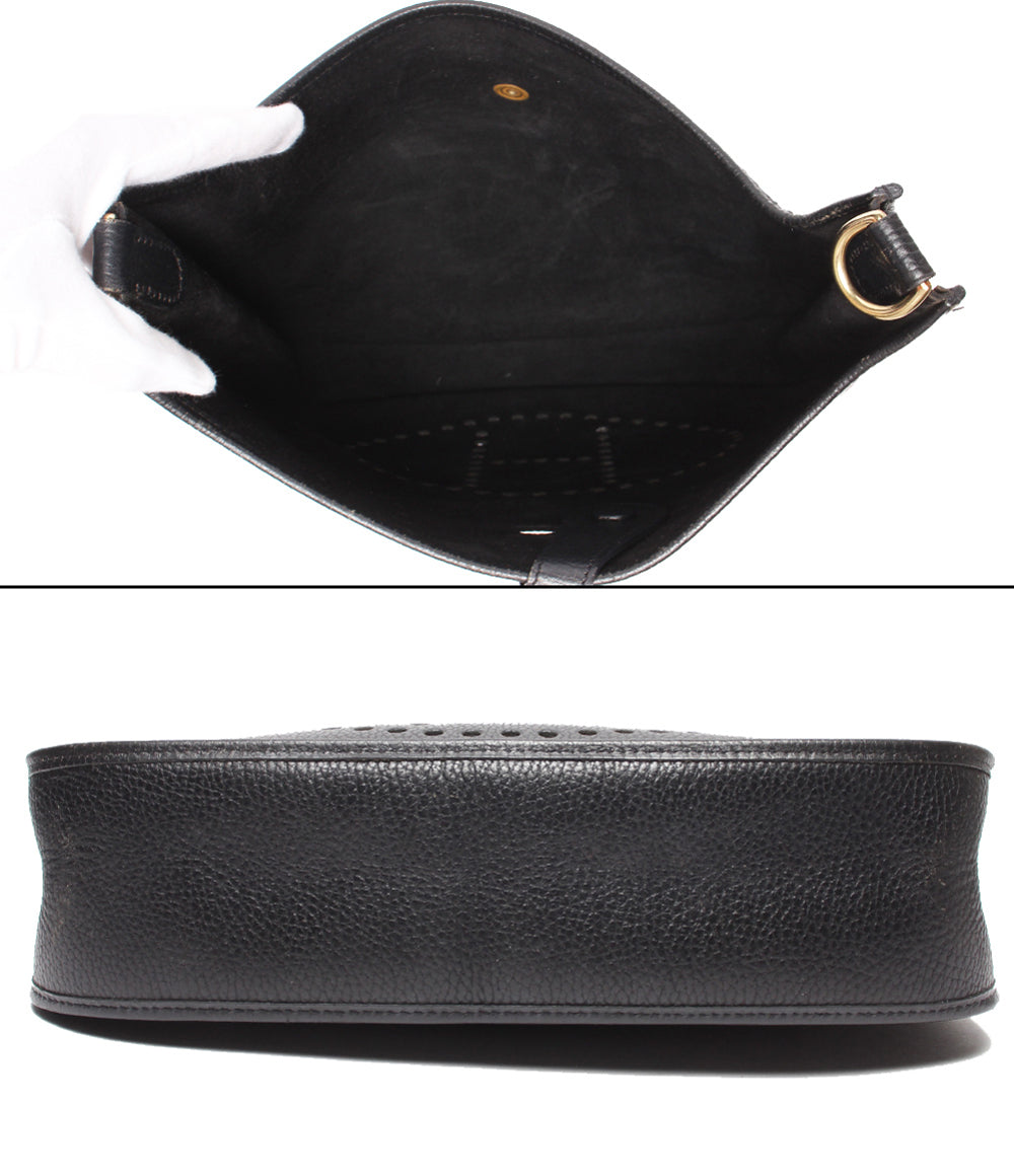 HERMES ショルダーバッグ 肩掛け □B刻印 ゴールド金具 エブリンGM