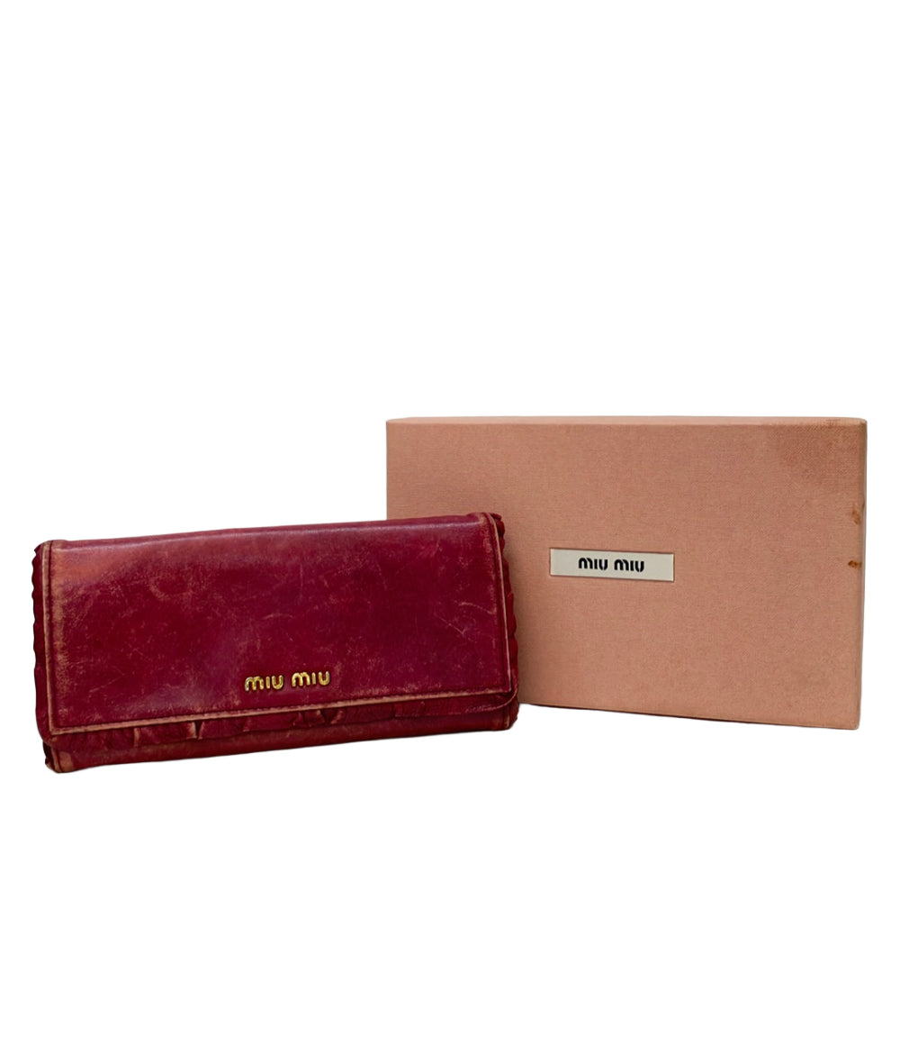 MIUMIU 長財布 レディース ミュウミュウ