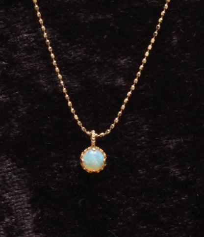 美品 エテ ネックレス K10 ホワイトオパール レディース ete