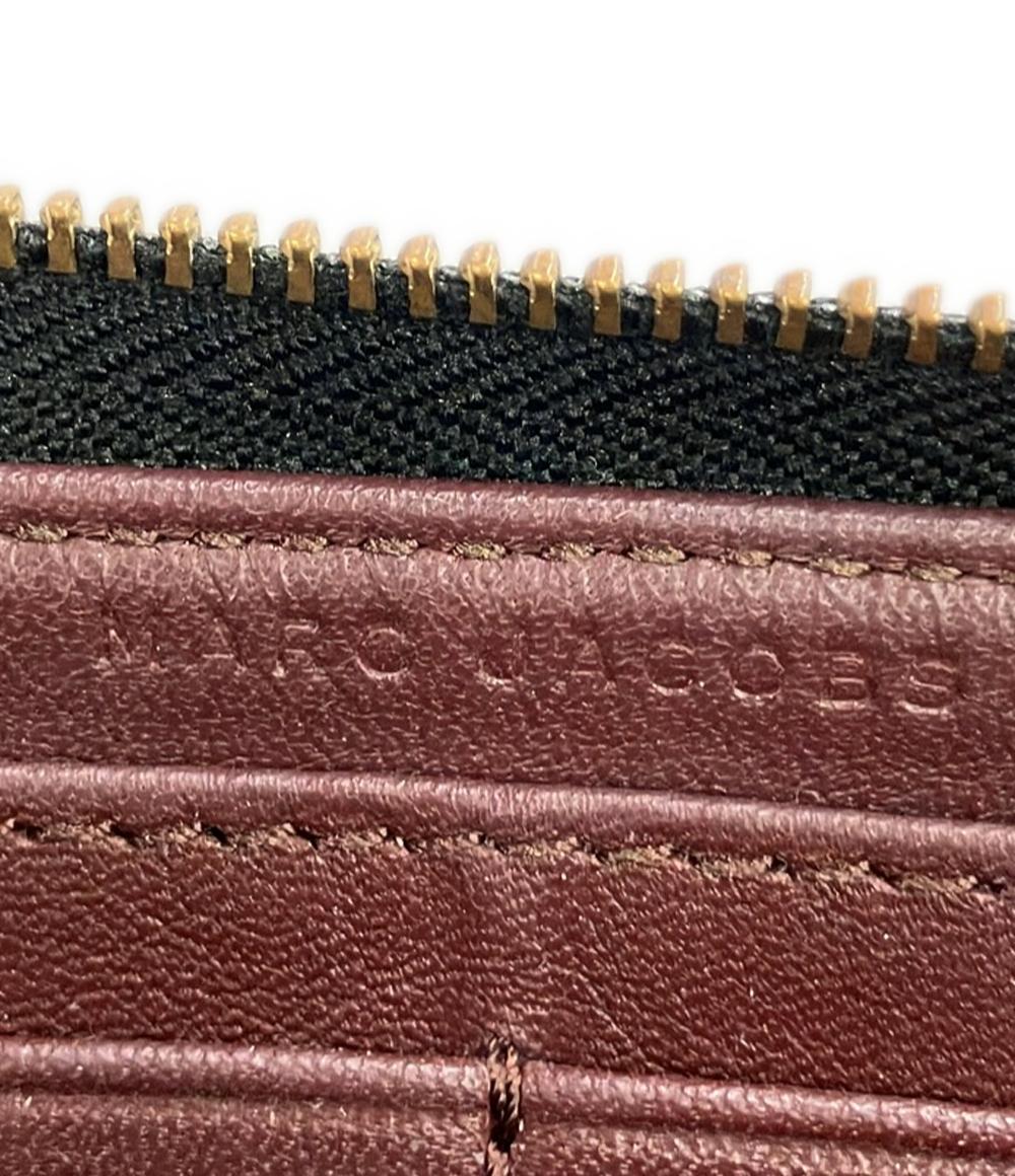 MARC JACOBS ラウンドファスナー長財布 レザー レディース マーク