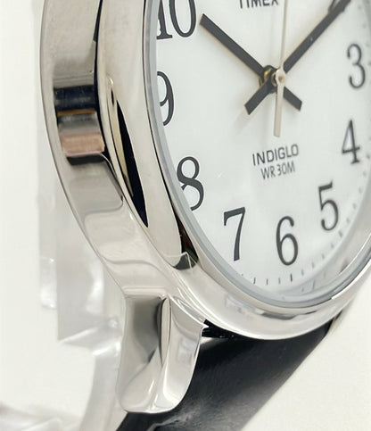 美品 TIMEX 腕時計 クオーツ ホワイト メンズ タイメックス