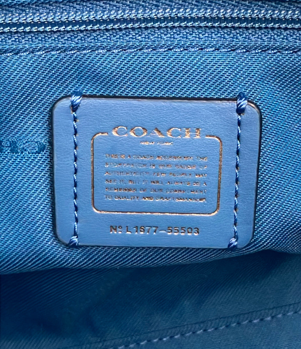 美品 COACH ハンドバッグ ショルダーバッグ クロスボディ 2WAY 斜め掛け レザー 55503 レディース コーチ