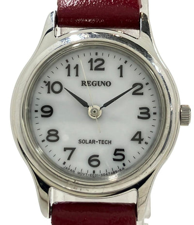 シチズン ③-79  602 REGUNO腕時計 r ソーラー ホワイト e レディース