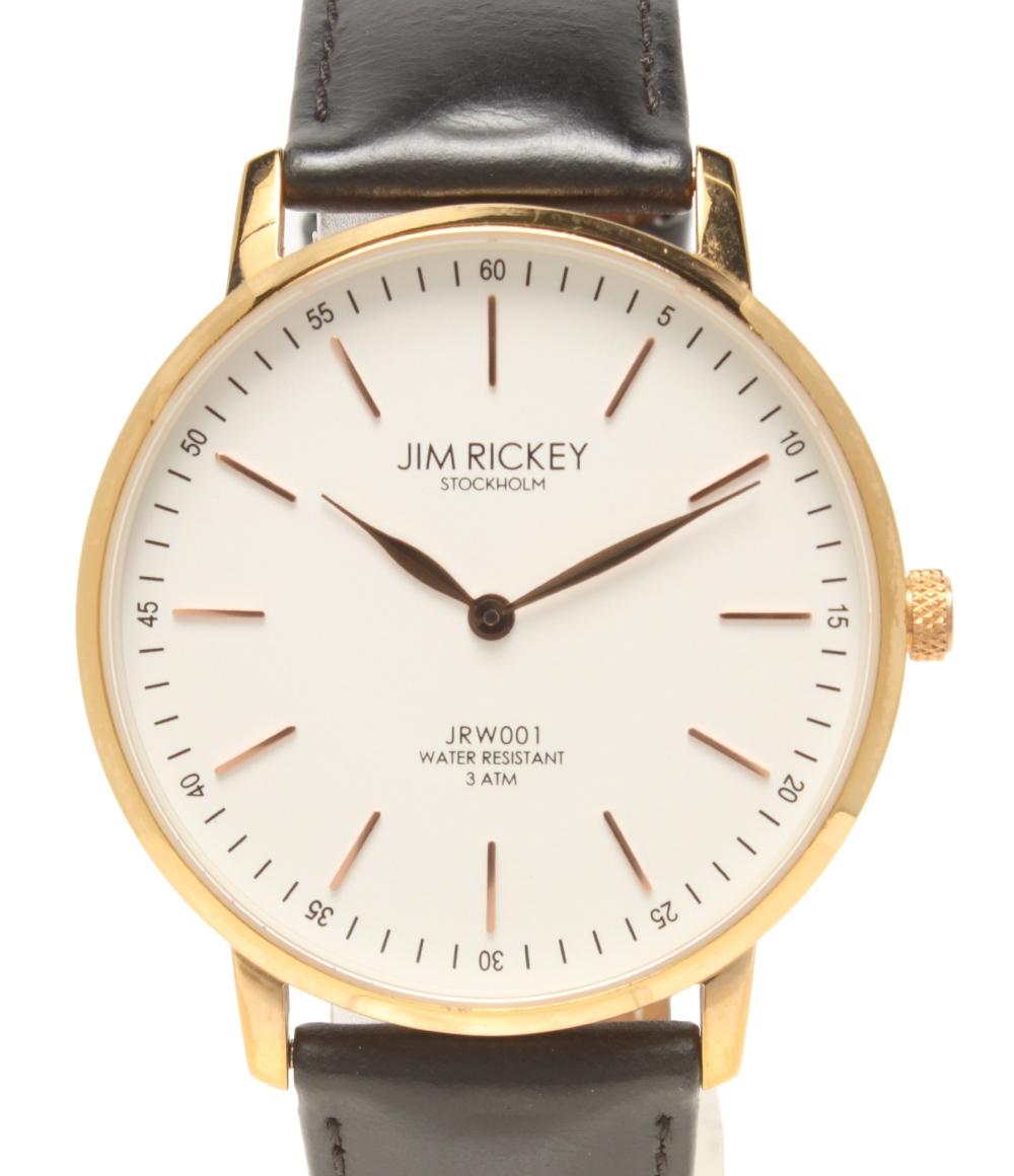JIM RICKEY 腕時計 クオーツ ホワイト JRW001 メンズ ジムリッキー