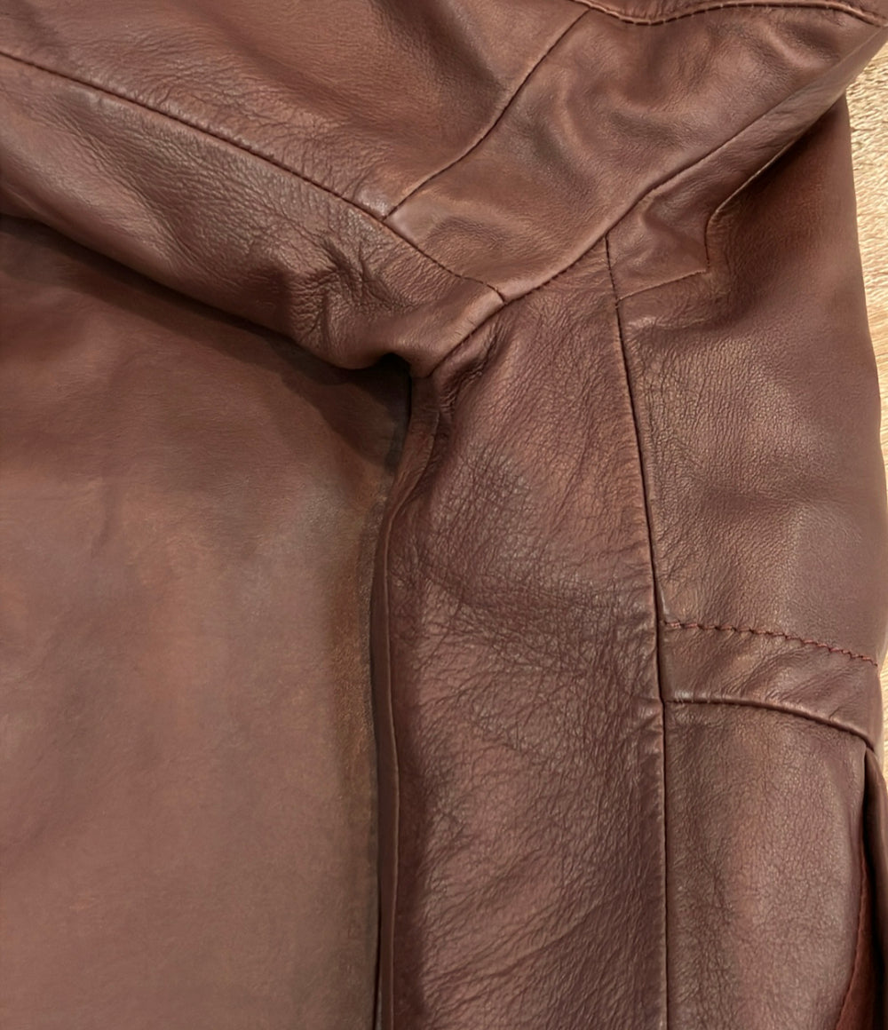 HUGO BOSS レザー ジャケット メンズ SIZE 46 ヒューゴボス