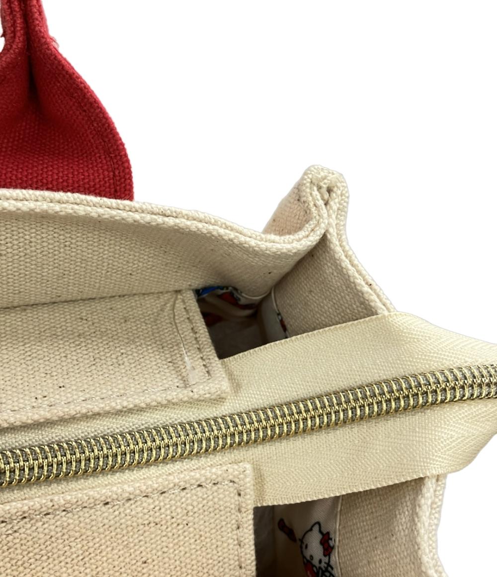 Lee grove トートバッグ ショルダーバッグ スクエアキャンバストートバッグ 2WAY 斜め掛け ハローキティ コットン レディース リー グローブ