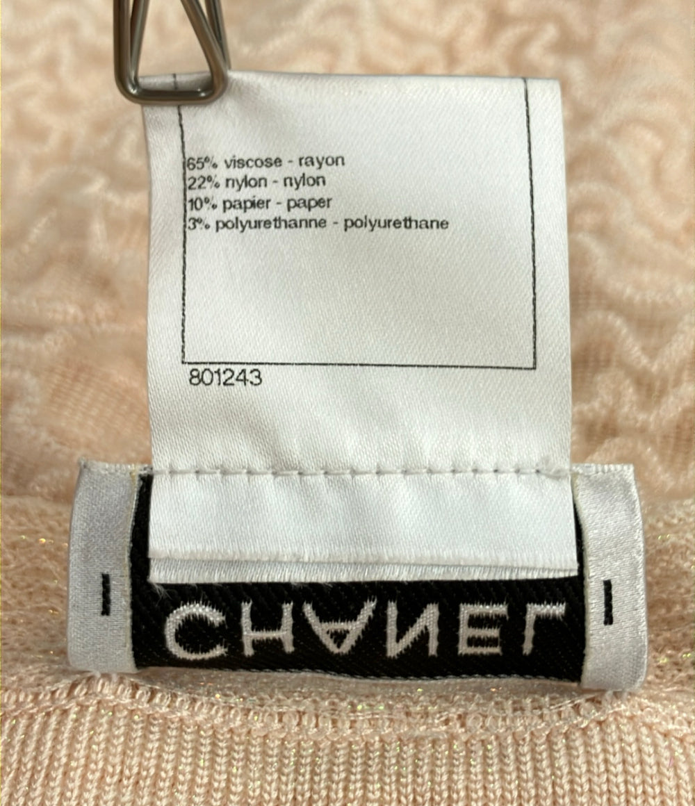 美品 CHANEL 長袖カーディガン P43830K04514 レディース SIZE 34 (S) シャネル