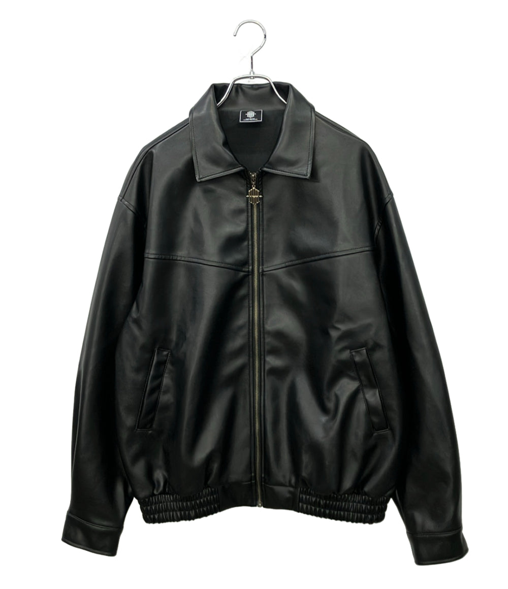 美品 KHI (KH INDUSTRY フェイクレザージャケット メンズ SIZE L ケーエイチインダストリー