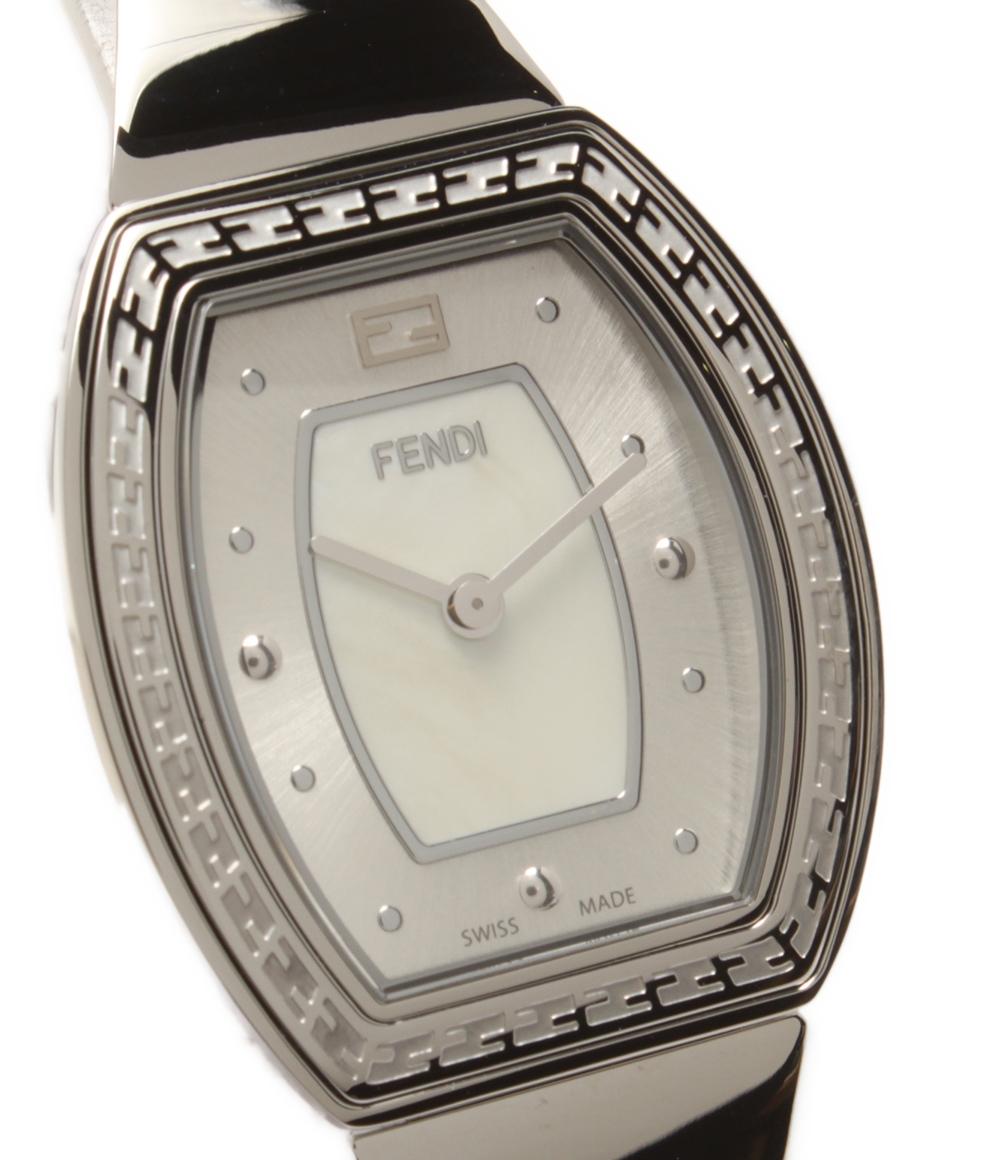 美品 フェンディ 腕時計 クオーツ シェル レディース FENDI
