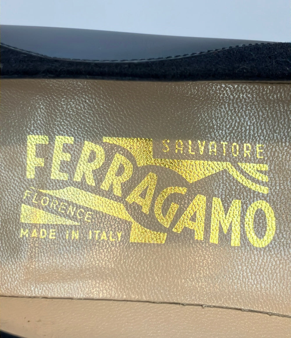Salvatore Ferragamo チャンキーヒールパンプス レディース SIZE 7 サルヴァトーレフェラガモ