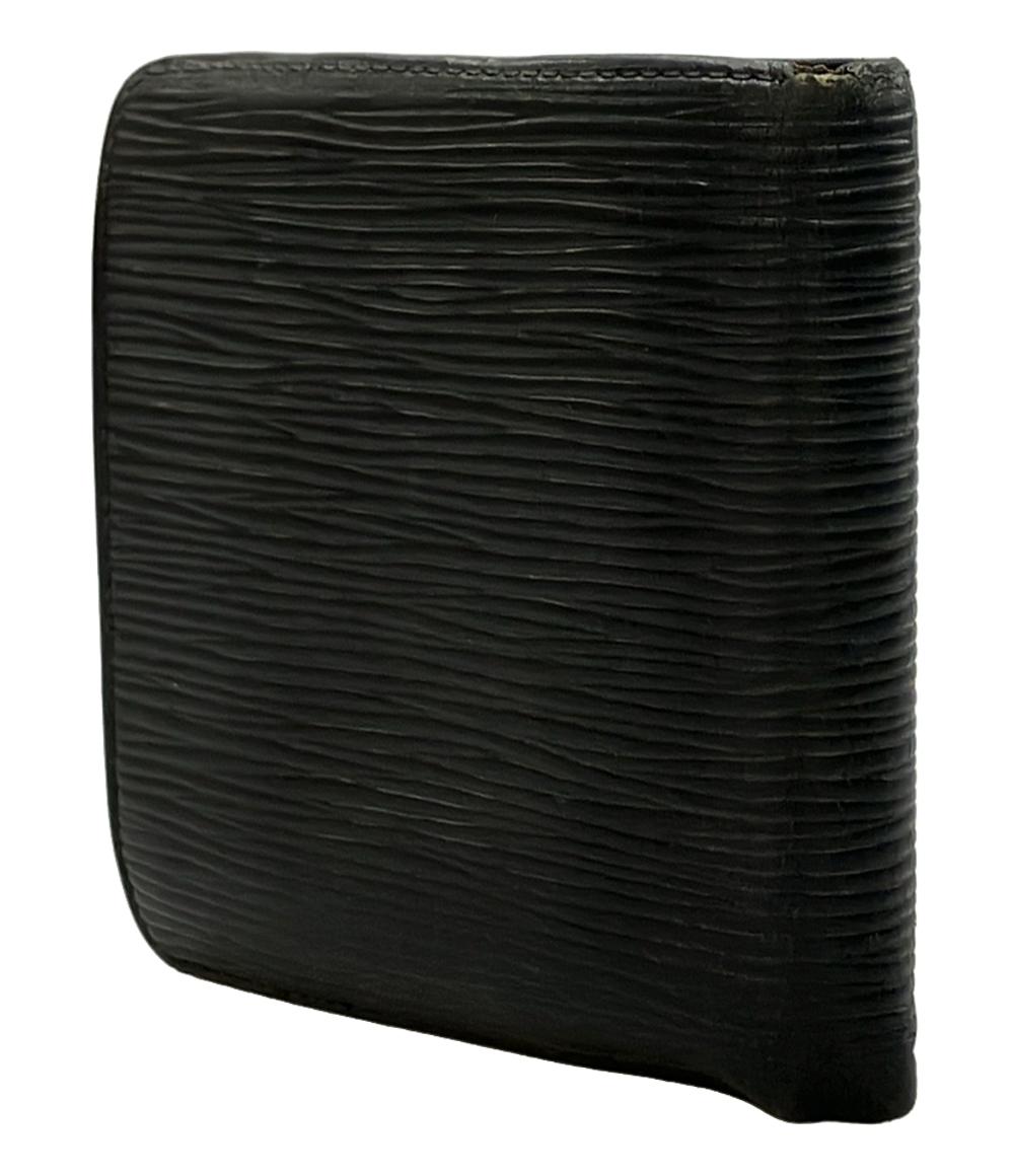 LOUIS VUITTON 二つ折り財布 エピ ポルト ビエ カルトクレディ モネ