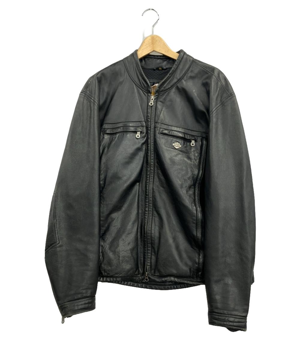 ハーレーダビッドソン シングルライダースジャケット メンズ SIZE XL (XL) HARLEY DAVIDSON