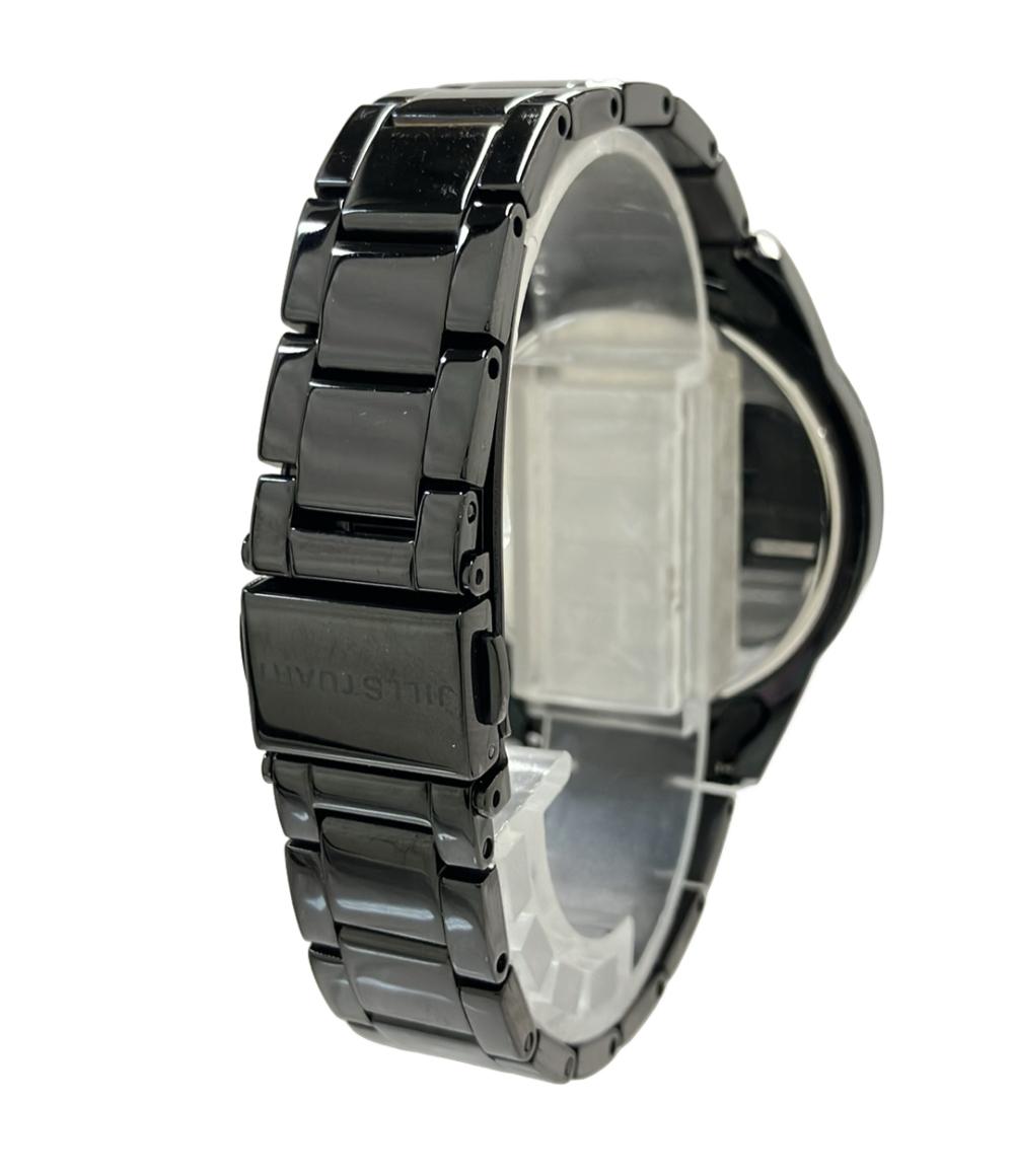 JILLSTUART 腕時計 クオーツ ブラック VD76-0020 メンズ ジルスチュアート