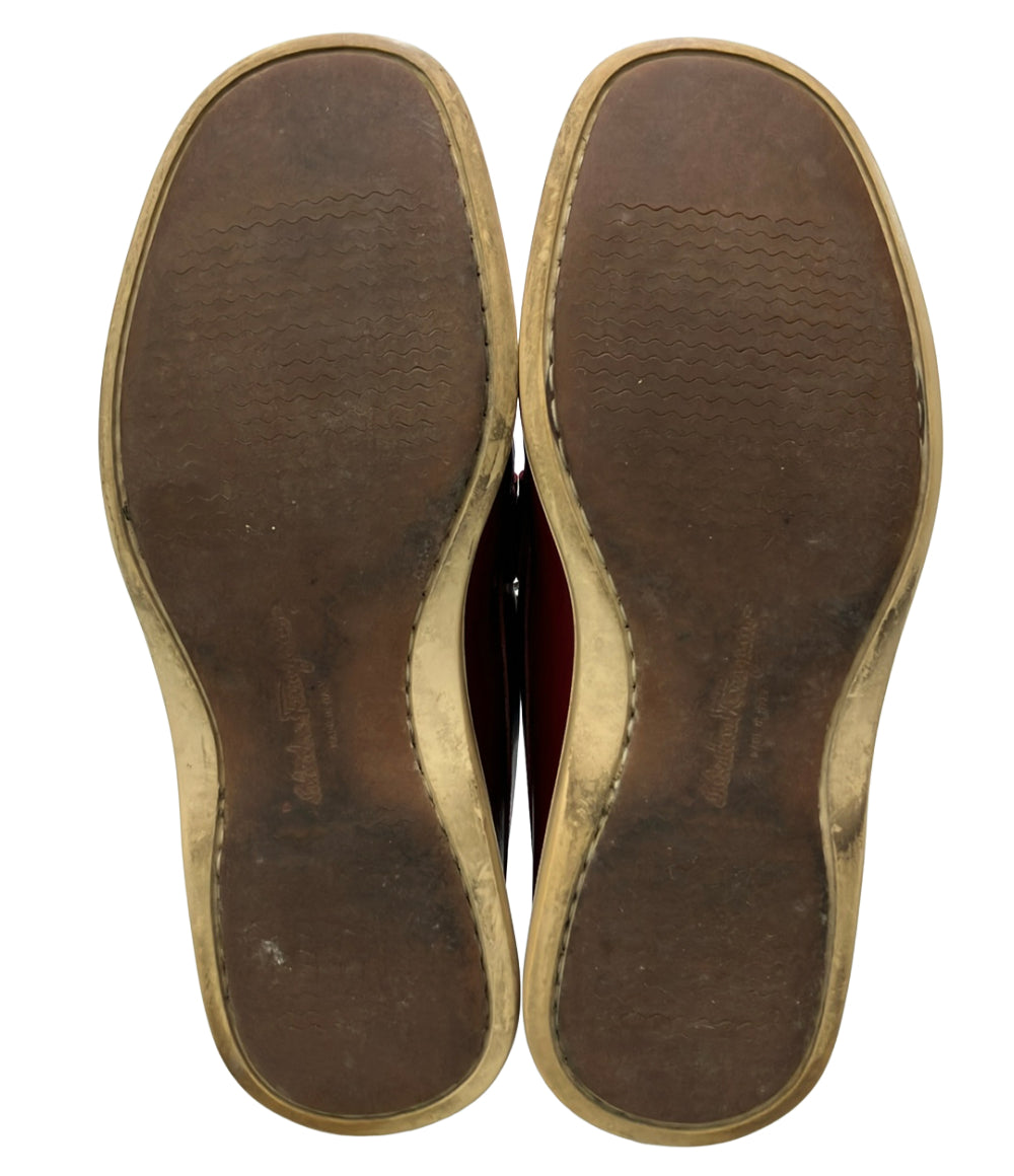 Salvatore Ferragamo ガンチーニビットローファー レディース SIZE 6 1/2 サルヴァトーレフェラガモ
