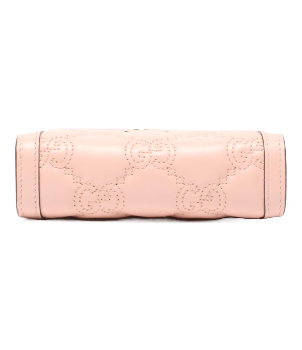 美品 GUCCI 2way ハンドバッグ ショルダーバッグ 斜め掛け GGマトラッセ ミニトップ ハンドルバッグ 723776 525040 レディース グッチ