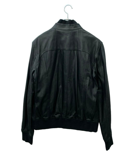 DOLCE&GABBANA レザージャケット ラムスキン ボンバージャケット インポート RB0842 レディース SIZE 54 (XXL) ドルチェアンドガッバーナ