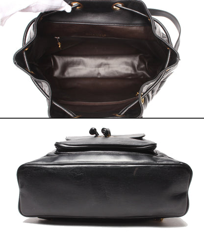 CHANEL リュック バックパック ゴールド金具 マトラッセ ラムスキン 2番台 レディース シャネル