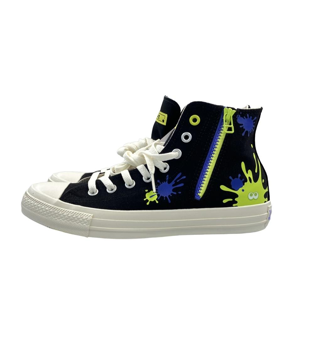 美品 CONVERSE ハイカットスニーカー サイドジップ × スプラトゥーン 3 ALL STAR Z HI 1SE173 メンズ SIZE 26.0 (M) コンバース
