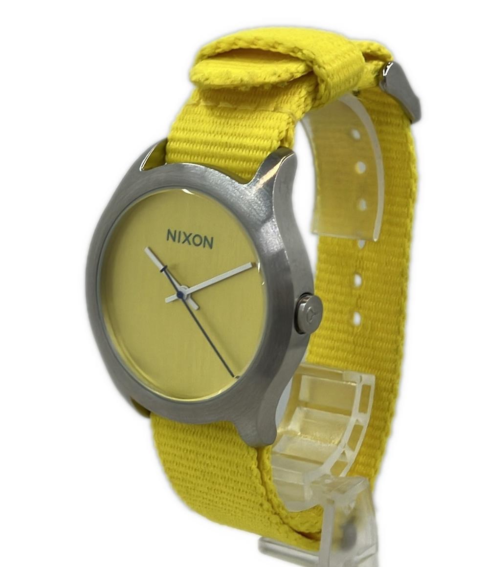 美品 NIXON 腕時計 CLEAN THE MOD クオーツ イエロー レディース