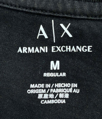 ARMANI EXCHANGE 半袖 Vネック Tシャツ メンズ SIZE M アルマーニエクスチェンジ