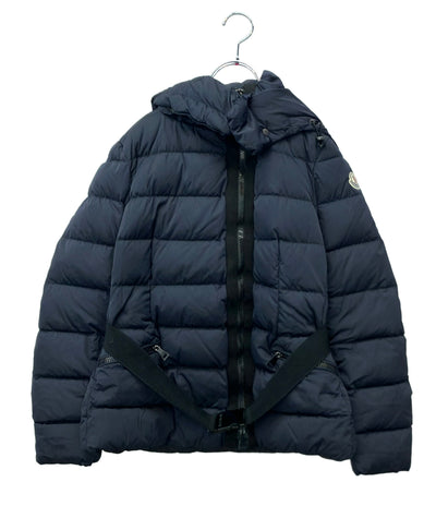 MONCLER ダウンジャケット フード付き ダブルジップ バックル付きベルト LAVAUD レディース SIZE 0 (XS) モンクレール