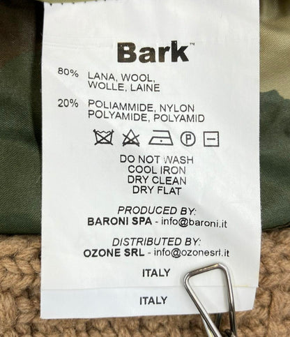 美品 バーク ニットコート メンズ SIZE M BARK