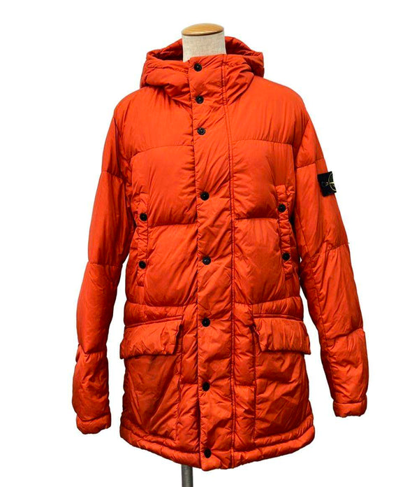 STONE  ダウンジャケット オレンジ ストーンアイランド ダウンジャケット レディース SIZE S STONE ISLAND