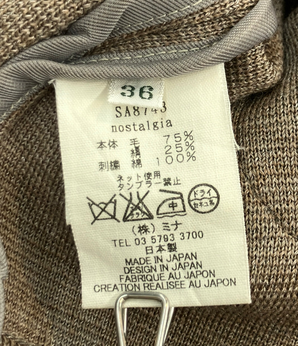 mina perhonen 長袖カーディガン レディース SIZE 36 (S) ミナペルホネン