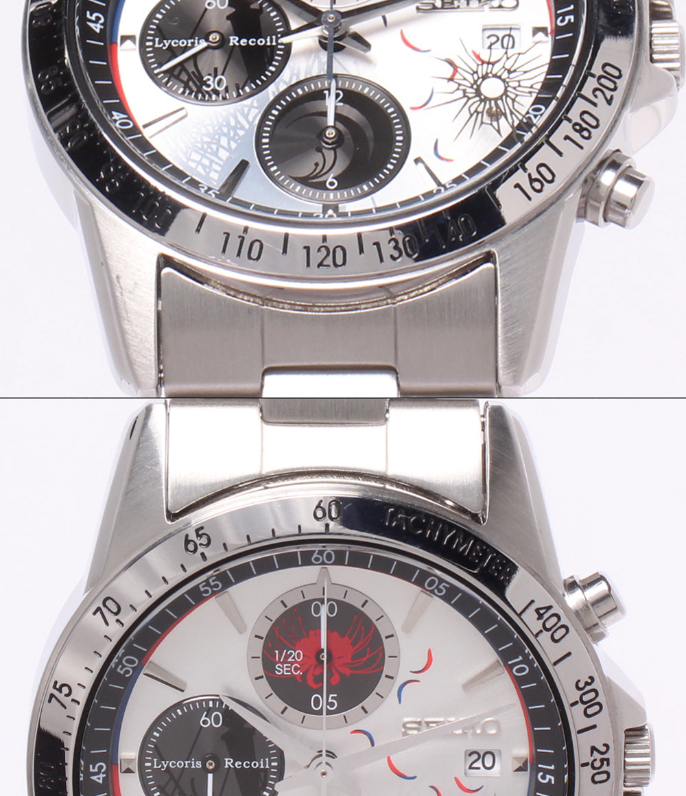 Grand Seiko 腕時計 リコリス・リコイル コラボレーションウォッチ SZER109 クオーツ シルバー 7T92-HDE0 メンズ セイコー
